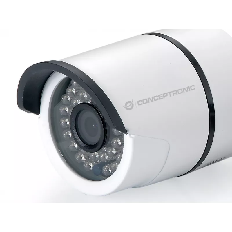 Conceptronic JARETH HD Câmara IP Wireless Cloud, Exterior, Câmara de vigilância IP, Exterior, Com fios e sem fios, Externo, Teto/Parede, Branco