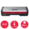 Plastificadora GBC 250 Office A4, 24 cm, plastificadora a quente, 500 mm/min, 0,5 mm, A4, 100 µm