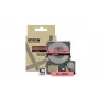 Fita de etiquetas Epson LK-4RBJ preto vermelho transferência térmica 1,2 cm