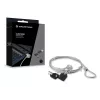Conceptronic CNBSLOCK15 cabo de segurança prateado 1,5 m