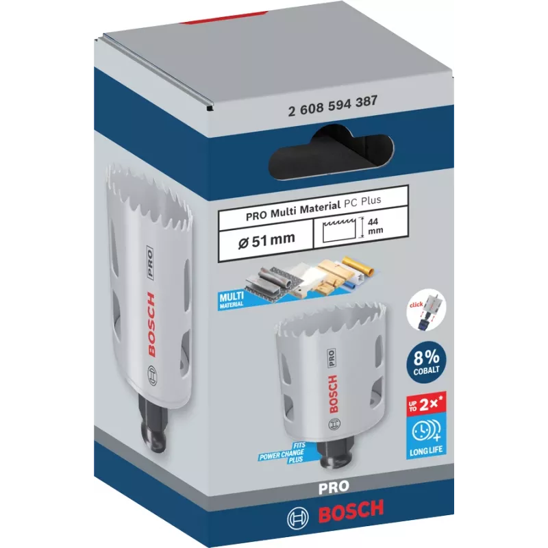 Bosch PRO Multi Material PC Plus 44/51 mm serra copo individual