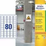 Etiqueta autocolante retangular AVERY L7872-20