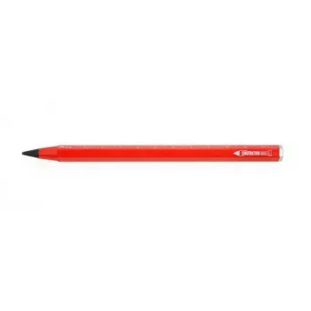 Lapiseira TROIKA CONSTRUCTION ENDLESS HB vermelho alumínio