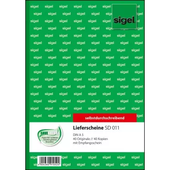 Formulário comercial Sigel SD011