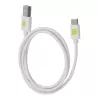Cabo USB Techly ICOC MUSB20-CMAM10TW USB 2.0 1 m USB A USB C branco
