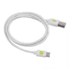 Cabo USB Techly ICOC MUSB20-CMAM10TW USB 2.0 1 m USB A USB C branco