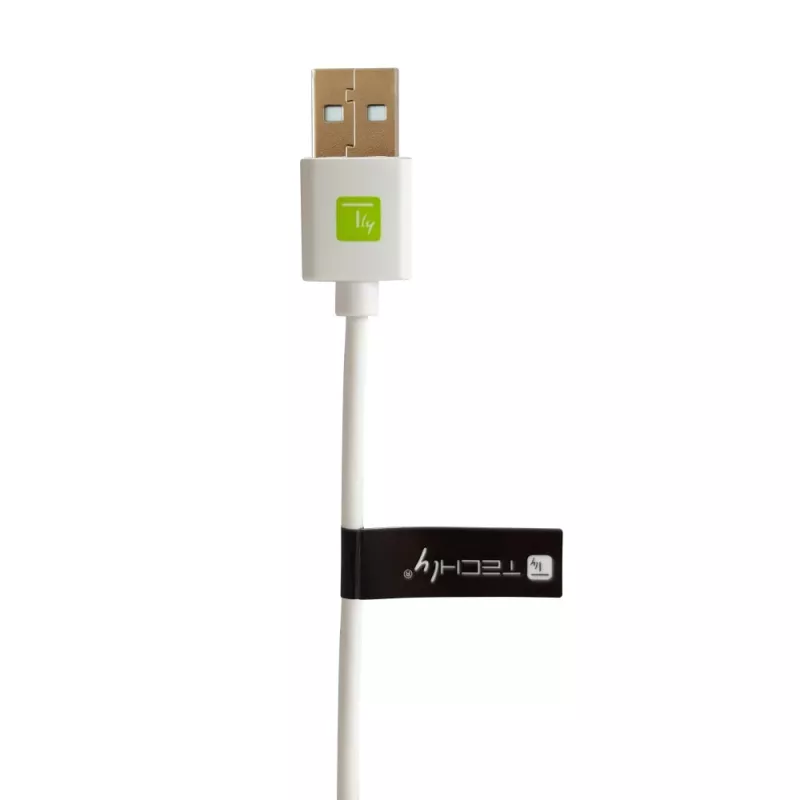 Cabo USB Techly ICOC MUSB20-CMAM10TW USB 2.0 1 m USB A USB C branco