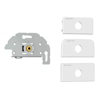 Mecanismo de tomada de 3,5 mm Kindermann 7456 000 511 branco
