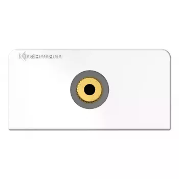 Mecanismo de tomada de 3,5 mm Kindermann 7456 000 511 branco