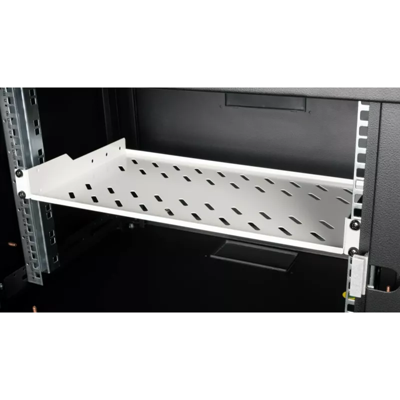 Prateleira para rack Equip Fixed Shelf 19' 1U 400MM cinzento