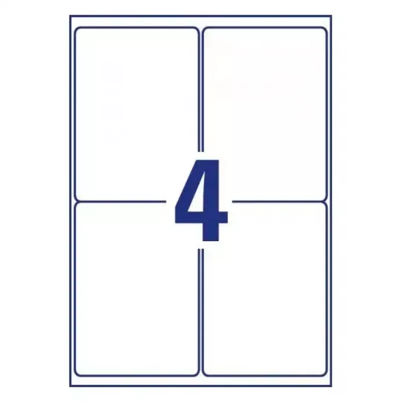 Etiquetas de impressora autoadesivas Avery L4774-8