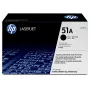 Toner HP 51A preto original para LaserJet, 6500 páginas, preto, 1 unid.