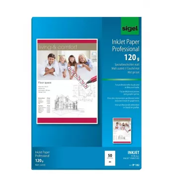 Papel de impressora A4 Sigel IP182 mate 50 folhas branco