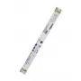 Balastro eletrónico Osram QTi 1X35/49/80 GII — vida útil 100000 h, AC 198–264 V, 50/60 Hz, corrente de entrada 53 A, 360×30×21 mm