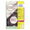 Autocolantes para janela Avery L9003-10 autoadesivos branco A4 10 unid.