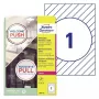 Autocolantes para janela Avery L9003-10 autoadesivos branco A4 10 unid.