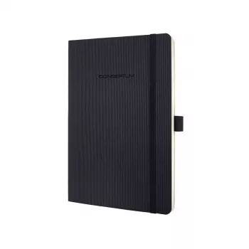 Caderno de notas Sigel Conceptum A5 194 folhas preto