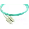 BlueOptics Cabo patch de fibra ótica LC-SC multimodo OM3 duplex, LC-UPC/SC-UPC, 2 m, bege (compatível com Corning 055702K512000002M)
