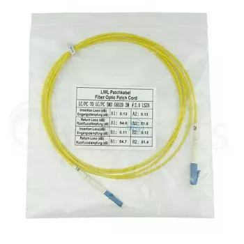 Cabo de fibra ótica InfiniBand BlueOptics SFP2121BU3MK 3 m LC amarelo