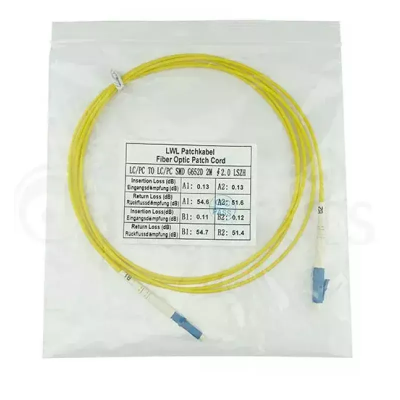 Cabo de fibra ótica InfiniBand BlueOptics SFP2121BU3MK 3 m LC amarelo