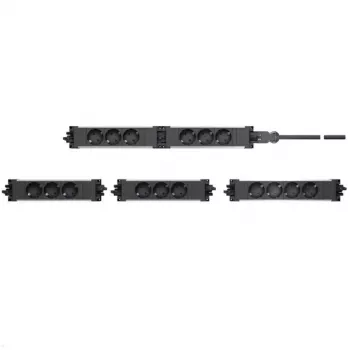 Proteção contra sobretensão Bachmann 906.306 3 saídas AC 250 V preto cinzento vermelho