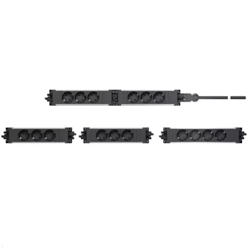 Proteção contra sobretensão Bachmann 906.306 3 saídas AC 250 V preto cinzento vermelho
