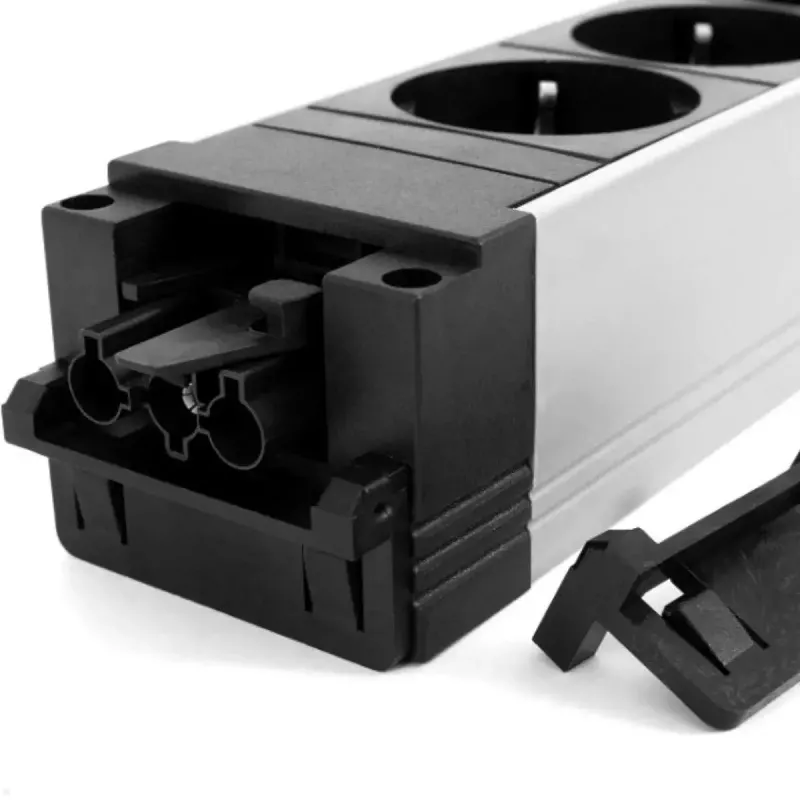 Proteção contra sobretensão Bachmann 906.306 3 saídas AC 250 V preto cinzento vermelho