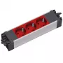 Proteção contra sobretensão Bachmann 906.306 3 saídas AC 250 V preto cinzento vermelho