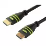 Techly 1m cabo HDMI High Speed com Ethernet A/A M/M preto ICOC HDMI-4-010