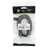 Techly 1m cabo HDMI High Speed com Ethernet A/A M/M preto ICOC HDMI-4-010