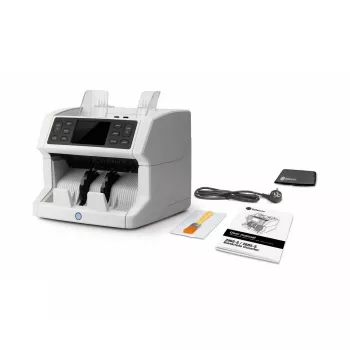 Máquina de contar moedas Safescan 2865-S branco largura 259 mm profundidade 254 mm altura 255 mm