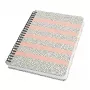 Caderno de notas Sigel JN600 A5 120 folhas preto rosa branco