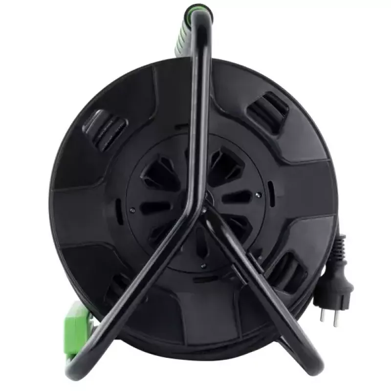 Extensão elétrica REV 10217412 40 m 4 tomadas AC Interior/Exterior Preto Verde