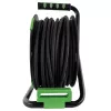 Extensão elétrica REV 10217412 40 m 4 tomadas AC Interior/Exterior Preto Verde