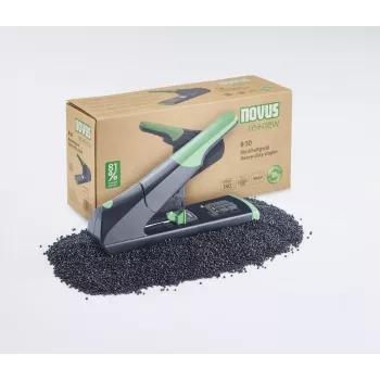Agrafador Novus B 50 re+new Capacidade de agrafar 140 folhas Preto Verde
