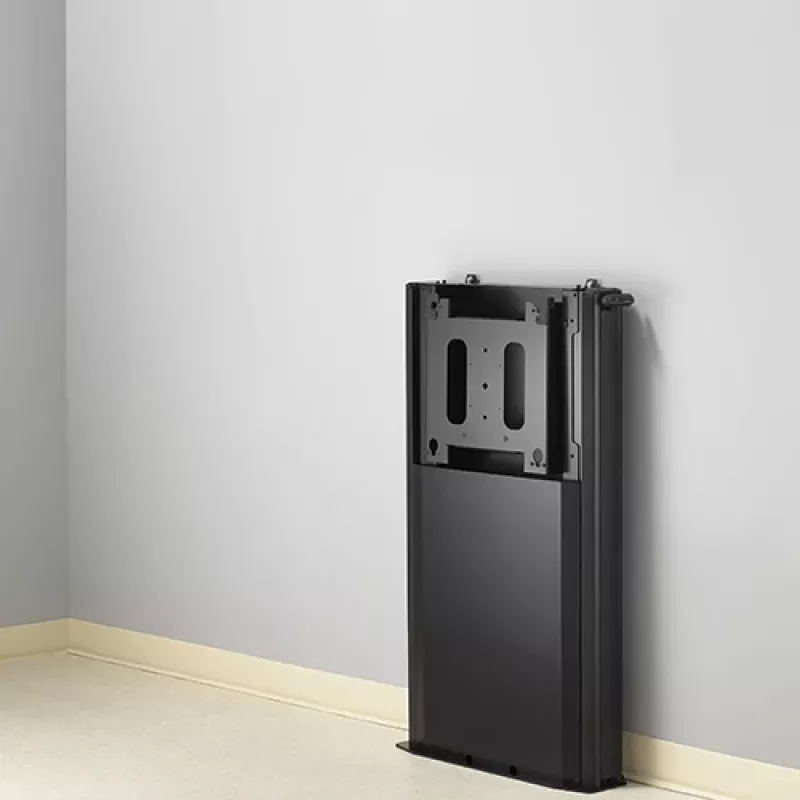 Suporte de chão Chief XL com regulação elétrica de altura, 140,6 kg, 127 cm (50 polegadas), 2,03 m (80 polegadas), 200 x 200 mm, 860 x 510 mm