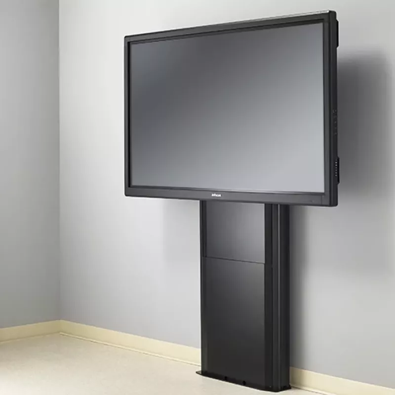 Suporte de chão Chief XL com regulação elétrica de altura, 140,6 kg, 127 cm (50 polegadas), 2,03 m (80 polegadas), 200 x 200 mm, 860 x 510 mm