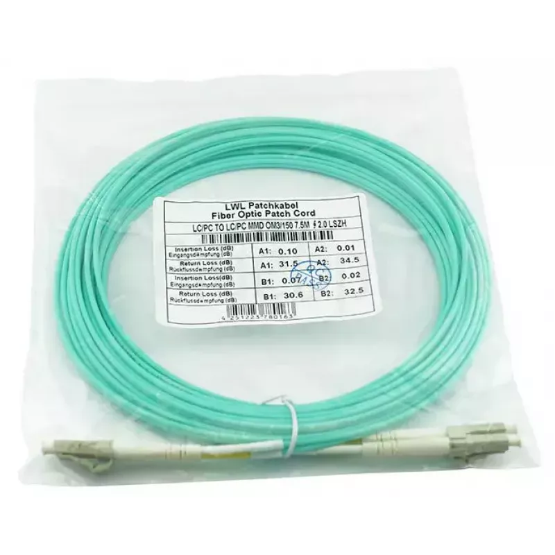 Cabo de fibra ótica InfiniBand BlueOptics AJ836A-BO 5 m 2x LC aqua