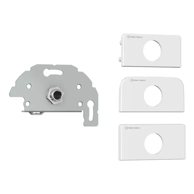 Tomada Kindermann 7456000417 6,35 mm cinzento branco