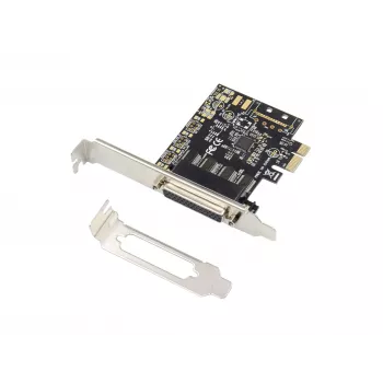 Placa serial Conceptronic 4 portas DB9 RS232 PCIe, PCIe, RS-232, PCIe 2.0, RS-232, preto, China
