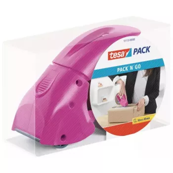Dispensador de fita de mesa TESA 51113 rosa