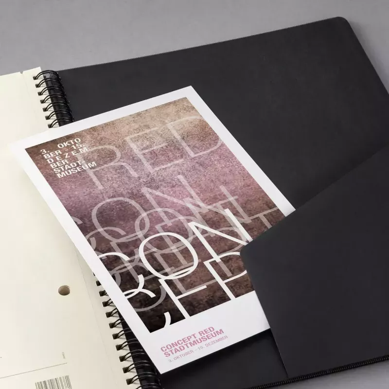 Caderno Sigel CONCEPTUM A5 160 folhas Preto