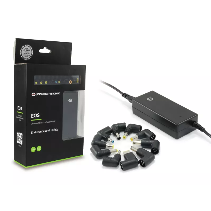 Adaptador universal para portátil Conceptronic 65W