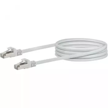 Cabo de rede Schwaiger CKB6010 052 RJ-45 Cat6 1 m branco