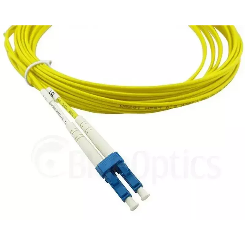 BlueOptics 047202G512000005M Cabo patch de fibra ótica LC-SC monomodo duplex, LC-UPC/SC-UPC, 5 m, bege