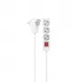 Distribuidor de energia Hama 00223081 1,4 m 3 tomadas AC interior branco