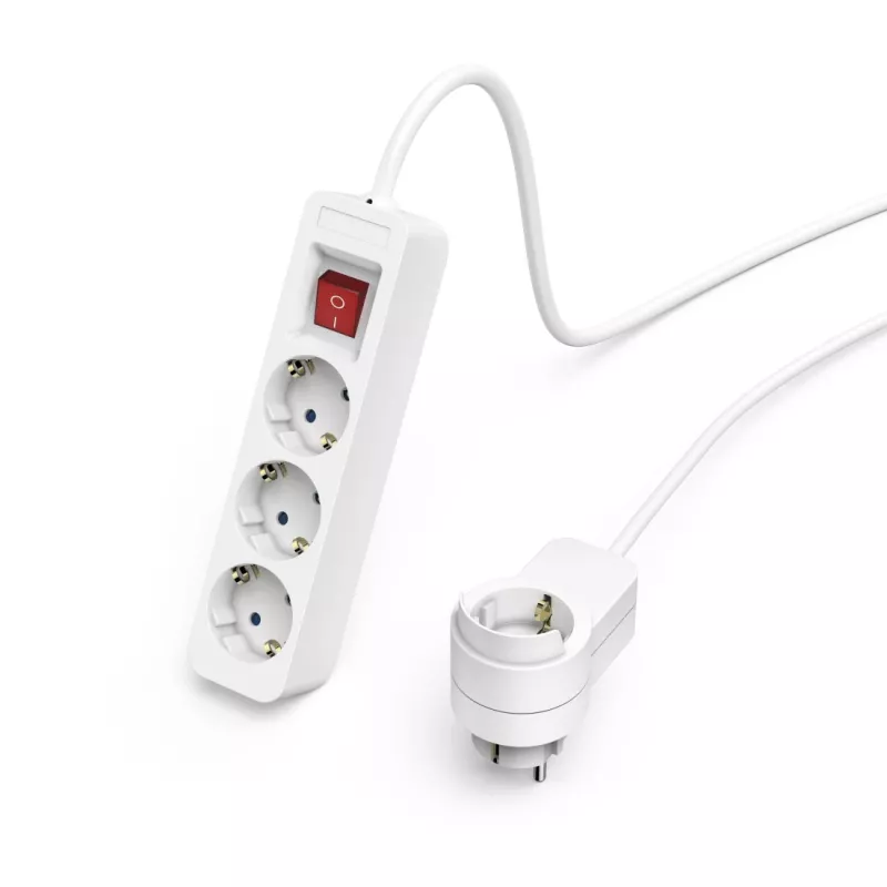 Distribuidor de energia Hama 00223081 1,4 m 3 tomadas AC interior branco