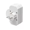 Adaptador de ficha de alimentação Hama 00223217 branco