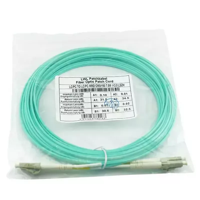 Cabo de fibra ótica InfiniBand BlueOptics BK838A-BO 1 m LC aqua