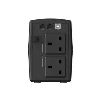 UPS Conceptronic ZEUS02G 850VA 480W, 2 tomadas UK, USB HID, RJ45 entrada/saída, AVR